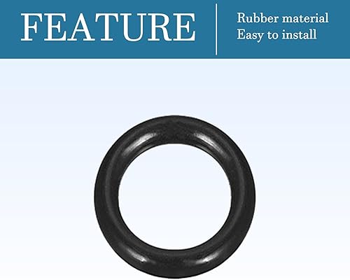 17mm x 12mm x 2.5mm Nitrile Gomma O-Rings x 10pz Rotondo Guarnizione Rondella per Rubinetto Idraulica Riparazione Sigillatura Connessione [Nero] - Honorern