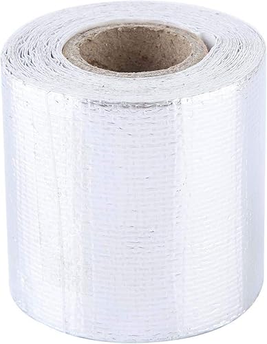 Scudo termico, 5m * 5cm auto foglio di alluminio adesivo riflettente calore scudo avvolgere nastro (argento) - Honorern