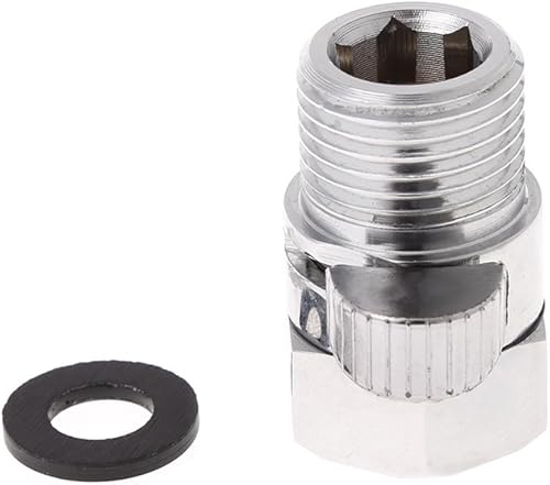 Ocobudbxw Valvola di spegnimento rapido in ottone G1/2' per soffione doccia, risparmio idrico - Honorern