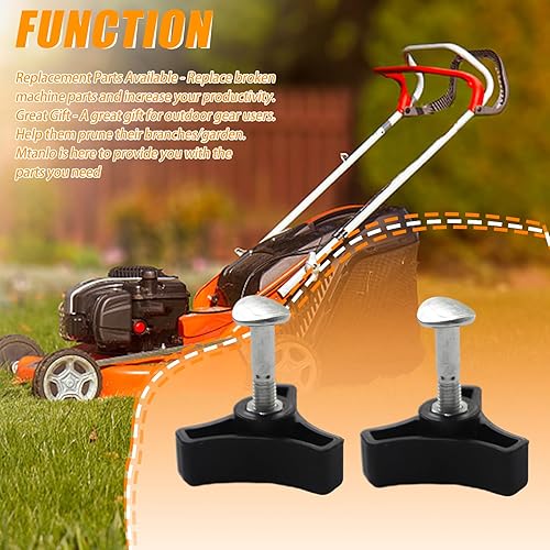 Bullone di ricambio per tosaerba, maniglia per tosaerba, maniglia universale per tosaerba, maniglia per tosaerba, strumento per tosaerba macchina (5 pezzi) - Honorern