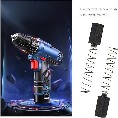 YINETTECH 2 Paia 915068-01 376143 Spazzole Di Carbone 6,3x6,3x13/15mm Compatibile con Black & Decker Seghe Circolari Trapani Seghetti Alternativi Levigatrici - Honorern