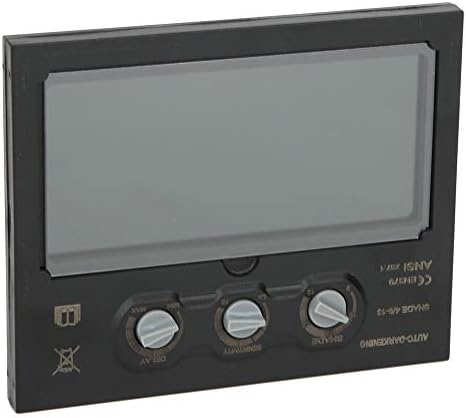 Lente per casco di saldatura, Lente per casco per saldatura ad oscuramento automatico, 42 x 92mm LCD Lente per Casco per Saldatura con Pannello Solare - Honorern