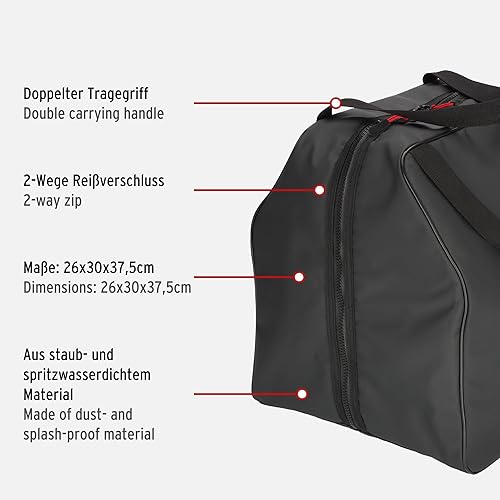 Brennenstuhl Trasporto e custodia per avvolgicavo (resistente alla polvere e agli schizzi, lavabile, cerniera a 2 vie, doppia maniglia, ideale per campeggio e cantiere) - Honorern