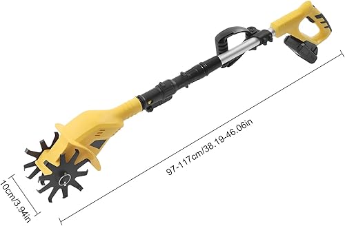 Zappa a batteria da 20 V, mini zappa da terra piccola fresa da giardino elettrica con batteria - Honorern