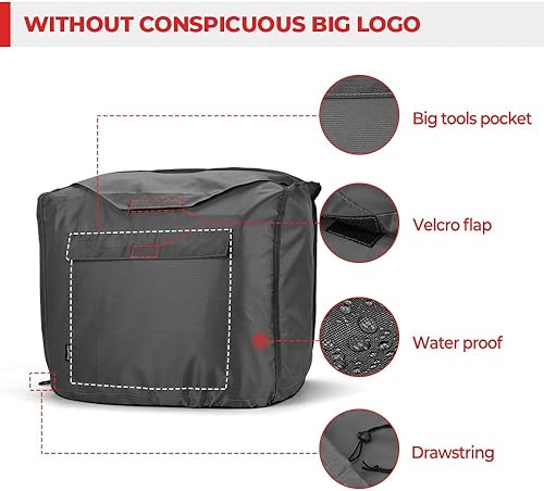 Copertura per Generatore Honda Generator EU2200i EU2200IC EU2000i EU2000i Camo EU2000i Companion Honda Power Equipment 420D Tessuto Poliestere Outdoor 08P57-Z07-00S - Honorern