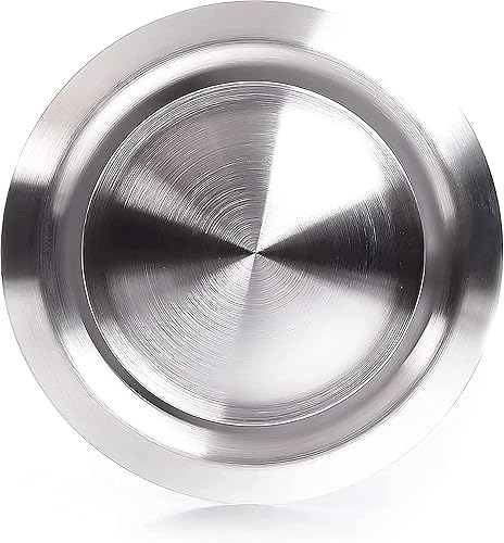 Bocca VMC 125 mm in acciaio inox – Bocca di aerazione regolabile tonda 125 mm – Estrazione o insufflazione – in acciaio inox 304 per condotto e guaina VMC, cappa e estrattore – Parete o soffitto - Honorern