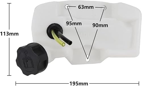 Gruppo serbatoio carburante per 1E34F, attrezzatura da giardino prato serbatoio carburante motore, trimmer olio serbatoio sostituzione tosaerba accessorio - Honorern