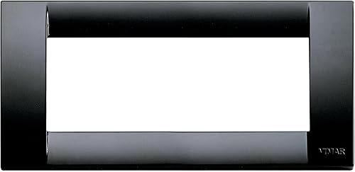 Vimar Serie Idea – Placca Classica 5 modulo plastico nero - Honorern
