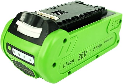PowerSmart® 2500mAh 36V Batteria per Greenworks 20292 20672 21332 22332 G40CS30 G40HT G40LM45 G40PH51 GD40BC GD40CS15 GD40LM45 GDC40 29462 29717 2901319 - Honorern