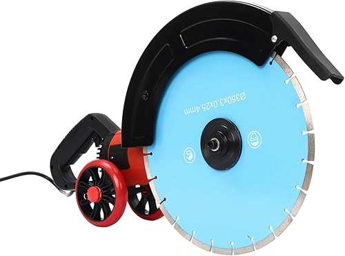 DCSYOG Sega Elettrica per Calcestruzzo, 4000 W, 165 mm, Profondità di Taglio per Mattoni, Granito, Marmo, Cemento con Lama per Sega in Diamante e Acciaio al Carbonio - Honorern