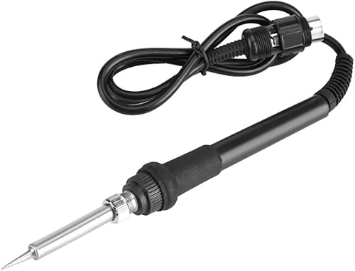 Manico per saldatore elettrico Manico per saldare con elemento riscaldante A1322 Manico in gomma portatile 50W (5 Hole) - Honorern