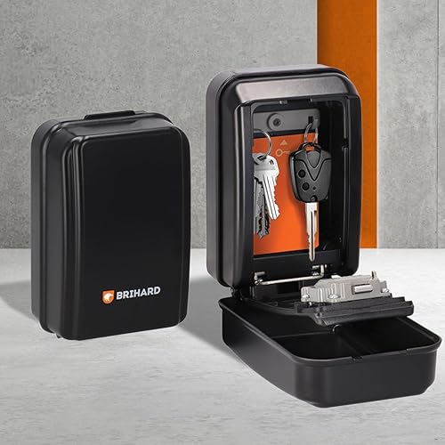 Key Box All Season XL da Esterno con Custodia Impermeabile, Cassetta Chiavi con Codice a 4 Cifre, Resistente alle Intemperie, Per Interni ed Esterni, Ideale per Chiavi e Tessere di Accesso - Honorern