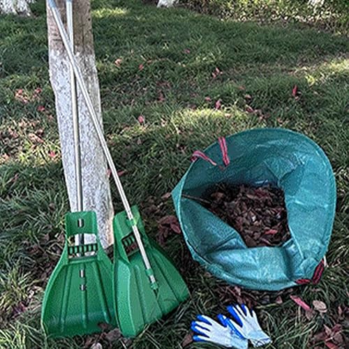 Raccoglitore per foglie | Rastrello a mano Artigli Raccoglitore di Foglie - Forniture ergonomiche per la pulizia del giardino, Scooper Picker per foglie, tagliata e detriti del prato - Honorern