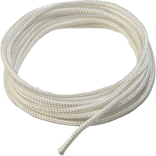 Corda di avviamento in nylon per tosaerba, adatta per tagliaerba elettrici, colore bianco, varie scelte di diametro e lunghezza, confezione comoda (5 m, 2,5 mm x 5 metri) - Honorern