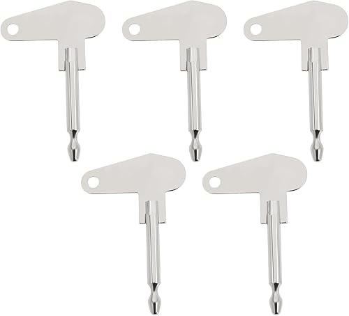 5x Chiave Di Accensione Del Trattore 5mm/0.2in Diametro Metallo Vintage Auto Tosaerba Trattori Escavatore Automobile Blocco Accensione Chiave Argento - Honorern