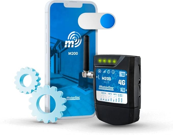M200 Comunicatore 4G LTE per porte, cancelli e sistemi di parcheggio Motorline - Honorern