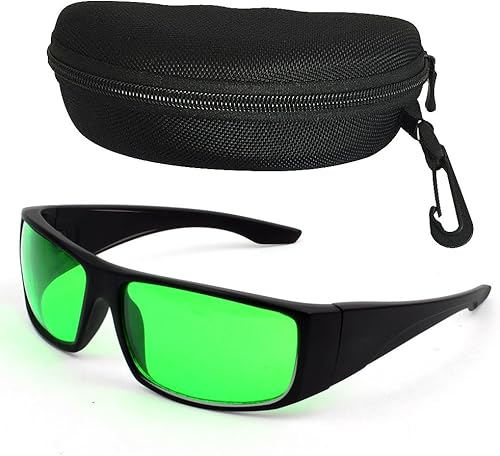 Esbaybulbs LED Occhiali protettivi,Grow Light Glasses Occhiali contro UV/IR,da vista per la correzione del colore al coperto per serra da giardino Hydroponics - Honorern