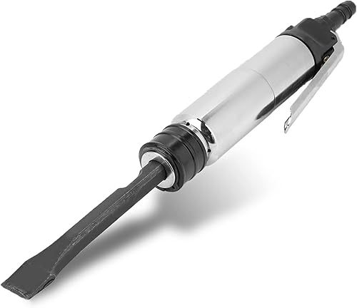 Set di scalpelli 3 pezzi, scalpello pneumatico a scalpello (dritto/ad arco), 1,5J/min 60Hz/min Martello da scalpello pneumatico resistente all'usura durevole con cilindro in lega, per lavori correttiv - Honorern