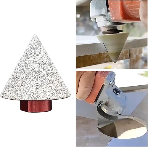 Punte smussate per smussatura, filettatura M14, diametro 48 mm, punte coniche per piastrelle, per modellare e ingrandire i fori esistenti - Honorern