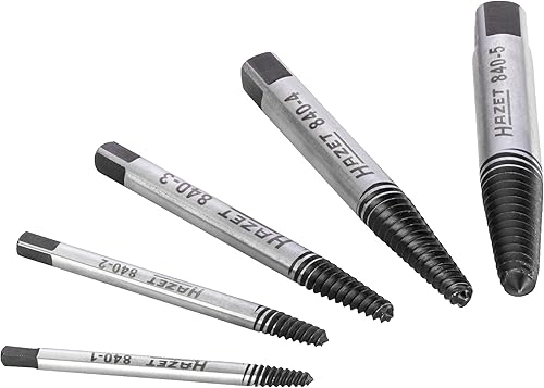 Hazet 840/5 Serie Di Estrattori Viti, Multicolore, Numero Utensili 5 - Honorern