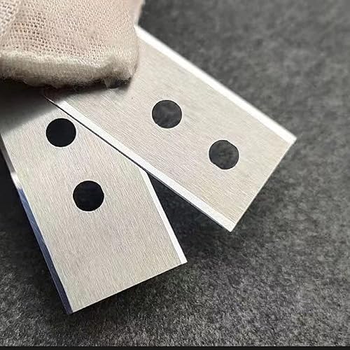 30 Pezzi Lame di Ricambio per Raschietto, Lame di Tre Fori per Raschietti, Lame in Acciaio al Carbonio per Piano Cottura e Forno, 0,2mm - Honorern
