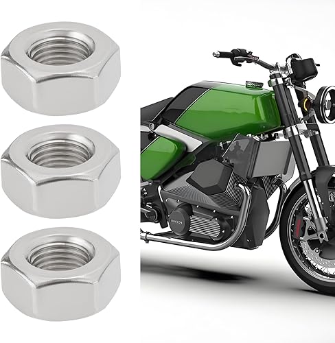 LT Easiyl 10 Pezzi M10x1mm Dadi Esagonali Per Albero Motore In Acciaio Inossidabile 304 Dadi A Filettatura Fine Compatibile Con Simson S50 S51 S70 SR50 KR51 SR4 SR80 - Honorern
