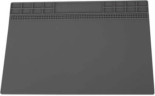 Tappetino di riparazione in silicone resistente al calore Tappetino di isolamento termico Tappetino di riparazione elettronico in silicone magnetico anti-alta temperatura e anti-corrosione(blu - Honorern