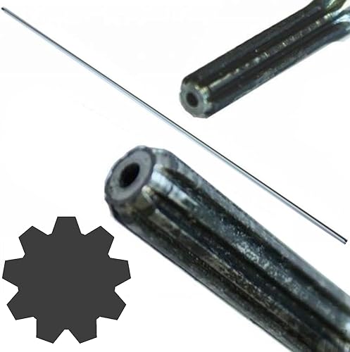 Asta di Trasmissione Interna 9 Denti Righe Ø8mm 153 cm per decespugliatore Tosaerba Ricambio - Honorern