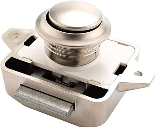 POFET TP005-PN - Serratura a pulsante per armadietti, porte, cassetti, serratura - Honorern