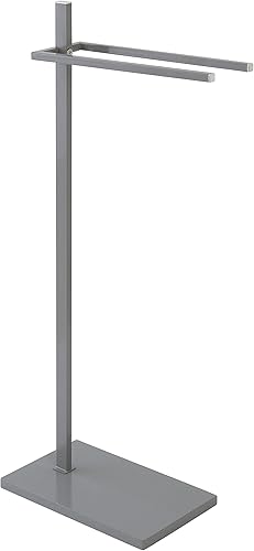 154036 Piantana Portasciugamani, Grigio, 20x85x32 cm - Honorern