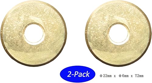 2Piece Tungsteno-Carbide Taglierina Taglierina Sostituzione Taglio Rotore 7/8-Pollici, Qualità Premium Titanio Rivestito, Taglio Tegole 22mm 2-Pack - Honorern