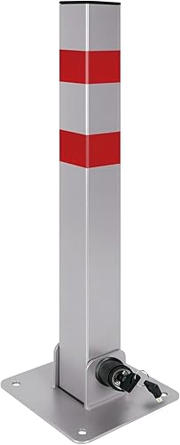 1 palo pieghevole per parcheggio con 3 chiavi, robusto e stabile, di tipo B - Honorern