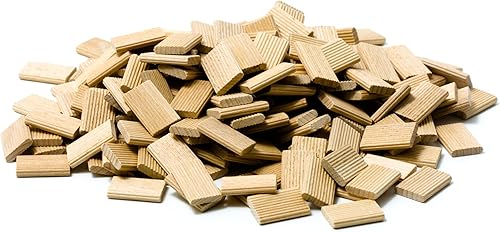 Tasselli Legno 5x19x30 [mm] 300 pz, Cavicchi legno rettangolare, Compatibile con tutte le fresatrici per giunzioni compresa Festool. Realizzati in legno di faggio di alta qualità. - Honorern