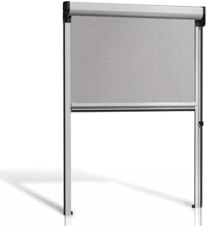Zanzariera a Rullo Verticale con Catenella | Zanzariera per Finestra e Porte-finestre | con Rete in Fibra di Vetro | Antivento | Istruzioni in Italiano | Personalizzabile | Made in Italy - Honorern