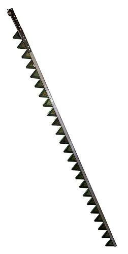 Lama 24 Sezioni Adattabile per Falciatrice, Compatibile con Gaspardo FB925 – Lunghezza 1,75 m, Peso 5,24 kg - Honorern