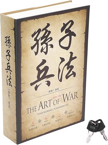 Cassaforte a forma di libro, cassetta di sicurezza, portatile, cassetta di sicurezza, con chiavi, per gioielli, denaro, documenti, pagine reali, 22 x 15 x 4,2 cm - Honorern