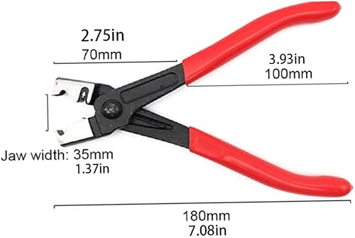 Clic r pinza per tubo di morsetto pinze pesanti tipo clic-r manichetto tampone clip pinze di trasmissione per trasmissione angolare morsetto rossi clic r - Honorern