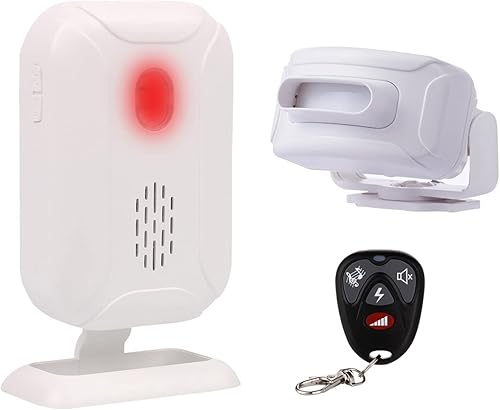 Allarme Vialetto Con Sensore Di Movimento, Sistema Di Sicurezza Domestica Wireless Campanello Per Interni Ed Esterni (1 Ricevitore 1 Sensore 1 Telecomando) - Honorern