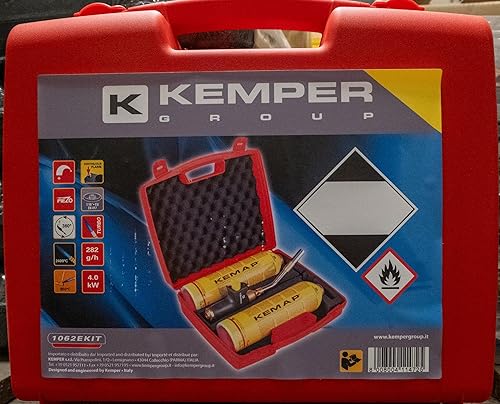 Valigetta Cannello lampada saldatura professionale + 2 bombole gas kemap - Honorern