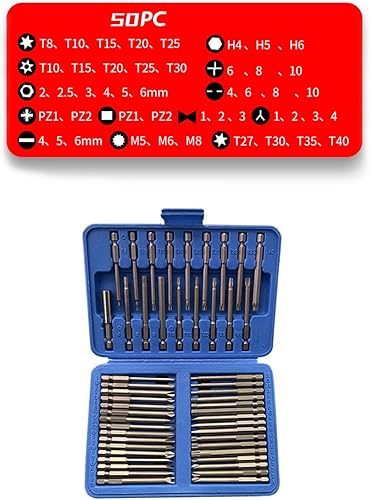 SIBOMTEX Multifunzionale 75mm Acciaio Al Carbonio Bit Set Alta Durezza Cacciavite a Mano Batchhead Multiuso Kit di Accessori Elettr - Honorern