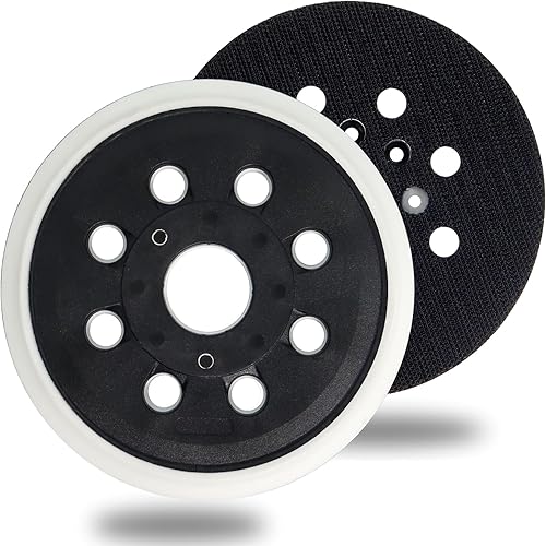 Platorello Abrasivo 125mm Compatibile con Bosch RS035 GEX 125-1 AE, PEX 220 A, PEX 220 AE, Skil 7402/7490 Levigatrice da Poweka (1 Pezzo) - Honorern