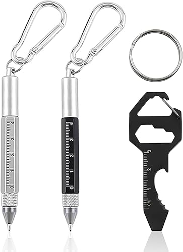 2 penne per utensili e 1 portachiavi con mini chiave inglese, strumenti portatili, strumenti multifunzione, mini strumenti, strumenti per esterni, gadget creativi - Honorern