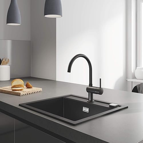 GROHE Miscelatore Monocomando per Lavello, Grigio (Cromo) 32321002 - Honorern