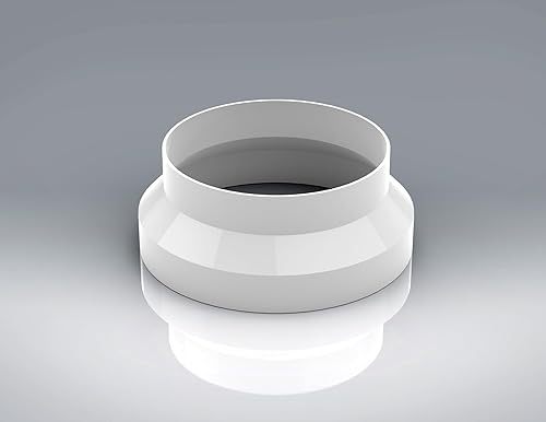 Riduttore di condotto da 150 mm a 125 mm, connettore di riduzione per tubi di aspirazione e unità di ventilazione - Honorern