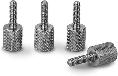 Viti zigrinate M3 x 12mm Acciaio Inossidabile - 4 pz - presa chiave esagonale - Honorern