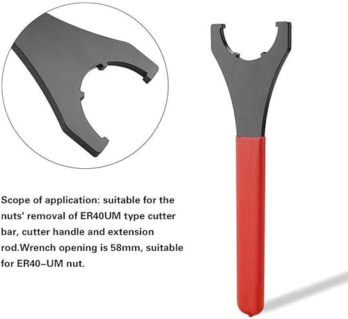 Chiave per mandrino a pinza, chiave per fresatrice, chiave per tornio, chiave per dadi di serraggio, accessori per motore per tornio, fresatura macchina per incisione (ER20 UM) - Honorern