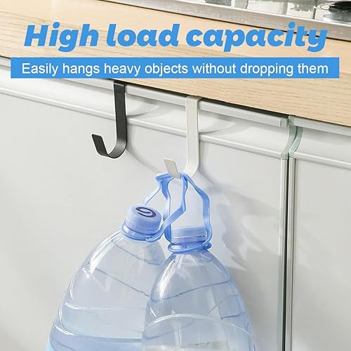 5 Pezzi Appendi Accappatoio Bagno, in Acciaio Inox,Ganci per Asciugamani Universali,Salvaspazio Appendi Asciugamani Bagno Gancio Accappatoio Doccia,per Termoarredo Bagno(Nero) - Honorern