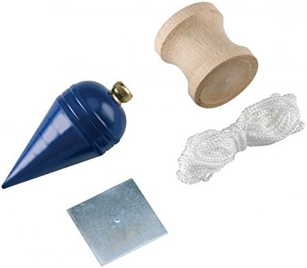 Piombo tornito conico completo di piastrina di controllo e filo 300 g - Honorern