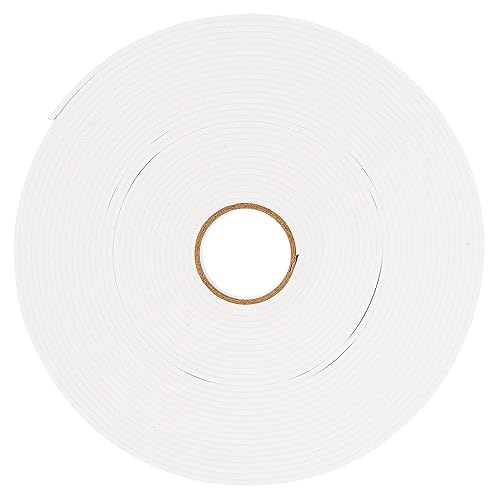 Nastro adesivo in schiuma 3D | biadesivo bianco | larghezza 12 mm | altezza 2 mm | lunghezza 10 m - Honorern