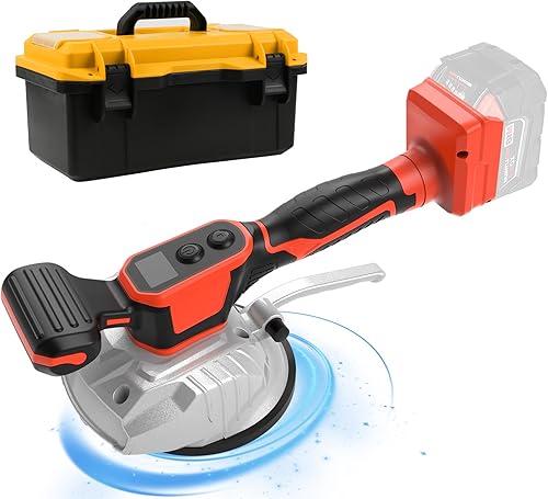 Vibratore Per Piastrelle Compatibile Con Milwaukee 18V Batteria, Vibratore Per Piastrelle Con Ventosa Da 5', 8 Marce, Velocità Regolabile, Capacità Di 60 Kg (Batteria Non Inclusa) - Honorern